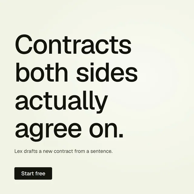 Video for contracts.io: "Contracts both sides actually agree on.". Doc motion loop, 6.0 s, light palette.