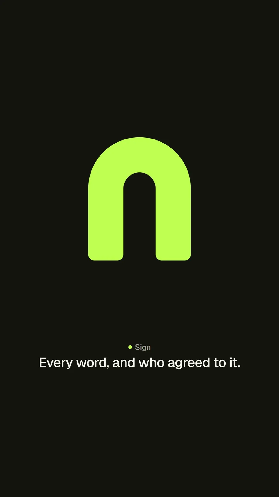Video for contracts.io. Agent logo motion, 6.0 s, dark palette.