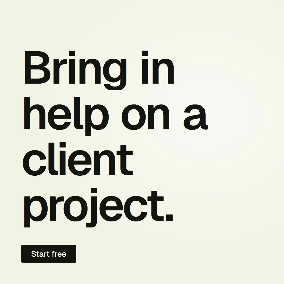 Video for contracts.io: "Bring in help on a client project.". Doc motion loop, 7.0 s, light palette.