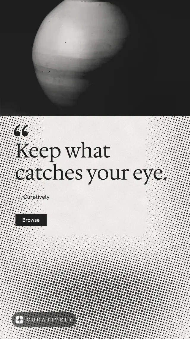 Instagram story for Curatively: "Point your AI at a vault." Retro print style, quote layout, light palette in grey, black, white.