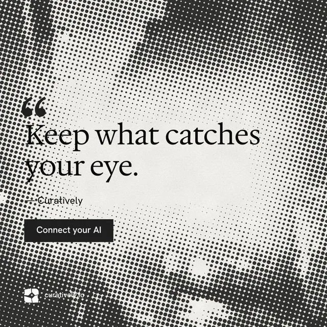 Instagram post for Curatively: "Private until you choose." Swiss style, quote layout, light palette in grey, white.
