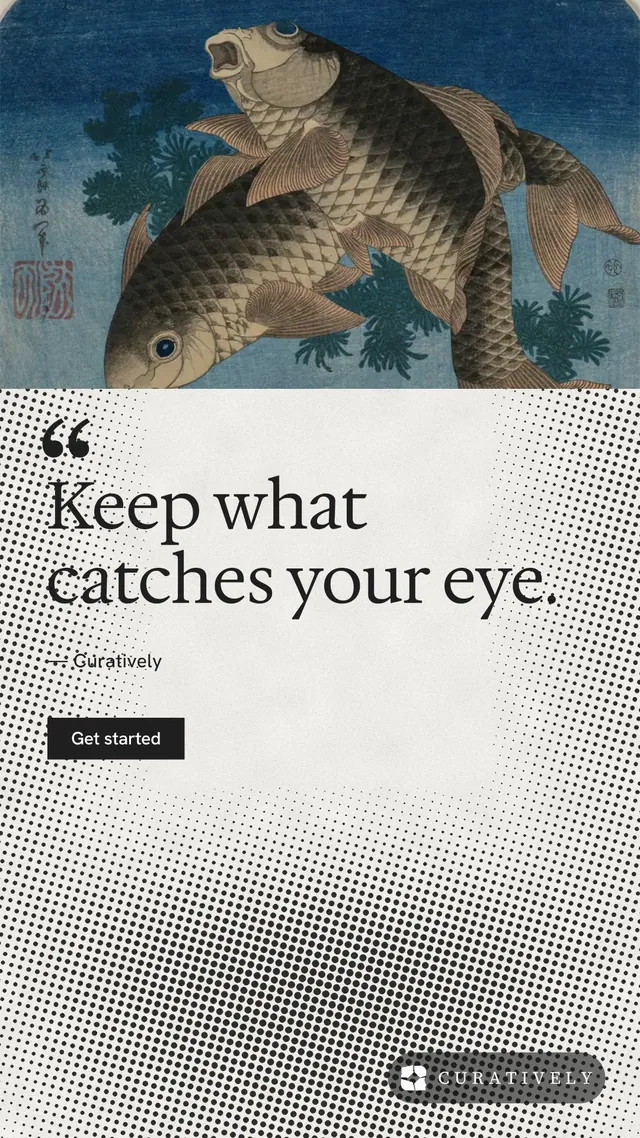 Instagram story for Curatively: "Point your AI at a vault." Swiss style, quote layout, light palette in grey, white.