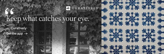 X header for Curatively: "Point your AI at a vault." Minimal luxury style, quote layout, dark palette in grey, black.