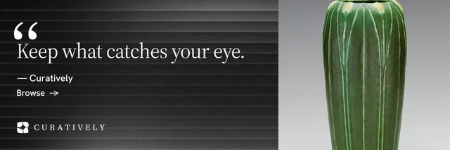 X header for Curatively: "Point your AI at a vault." Minimal luxury style, quote layout, dark palette in black, grey.