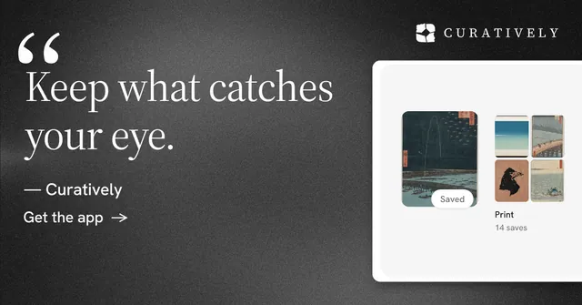 Social ad for Curatively: "Private until you choose." Minimal luxury style, quote layout, dark palette in grey, black, white.