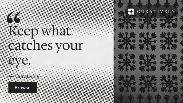Landscape graphic for Curatively: "Point your AI at a vault." Retro print style, quote layout, light palette in grey, black, white.