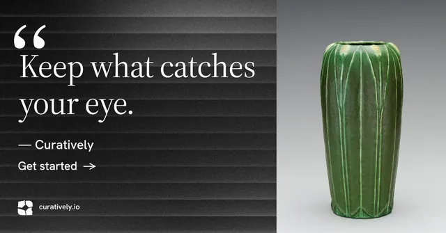 Social ad for Curatively: "Then build from it." Minimal luxury style, quote layout, dark palette in grey, black.