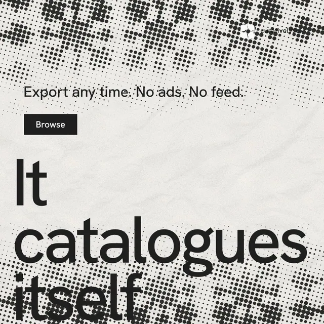 Instagram post for Curatively: "Private until you choose." Swiss style, oversized layout, light palette in white, grey.