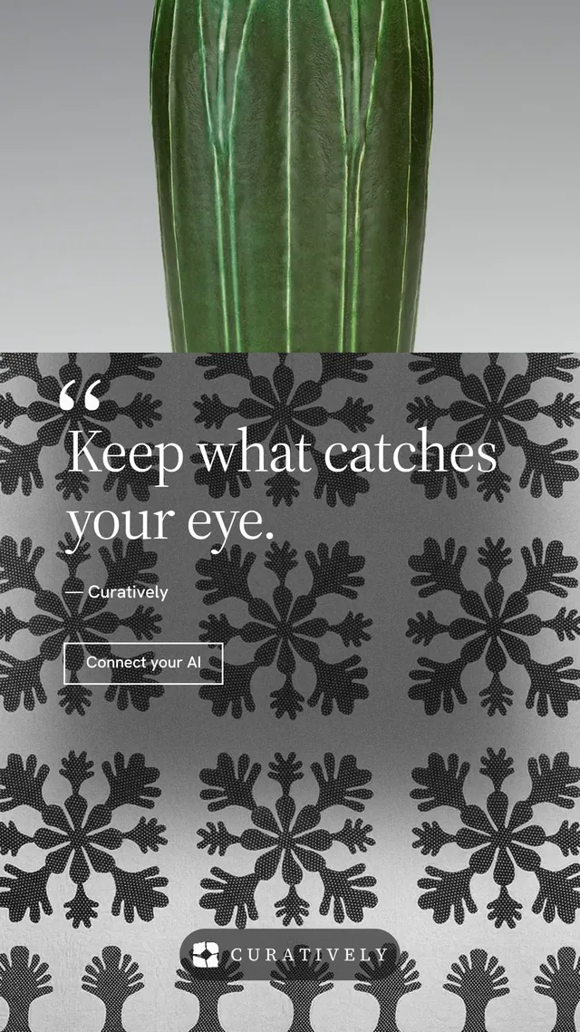 Instagram story for Curatively: "Private until you choose." Editorial style, quote layout, light palette in grey, black.