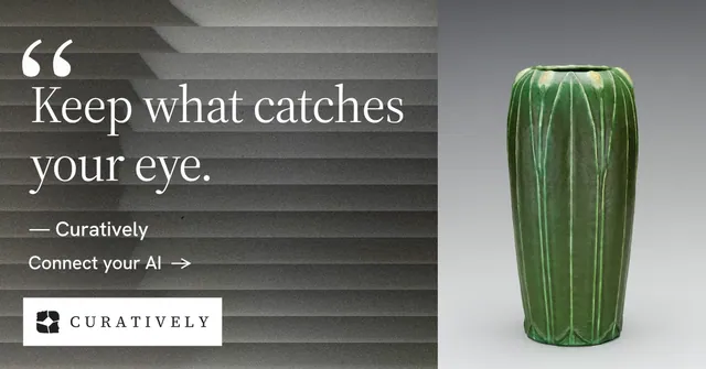 Social ad for Curatively: "Private until you choose." Minimal luxury style, quote layout, light palette in grey, white.