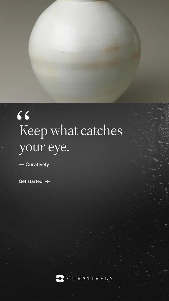Instagram story for Curatively: "Private until you choose." Minimal luxury style, quote layout, dark palette in black, grey.