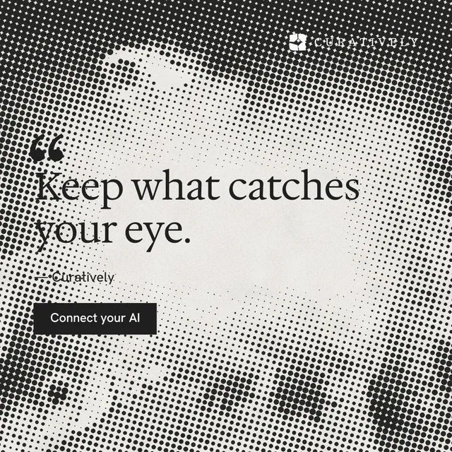 Instagram post for Curatively: "Private until you choose." Swiss style, quote layout, light palette in grey, white.