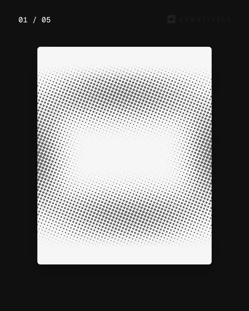 Video for Curatively. Ad flipbook, 7.5 s, light palette.