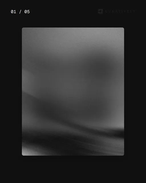 Video for Curatively. Ad flipbook, 7.5 s, dark palette.