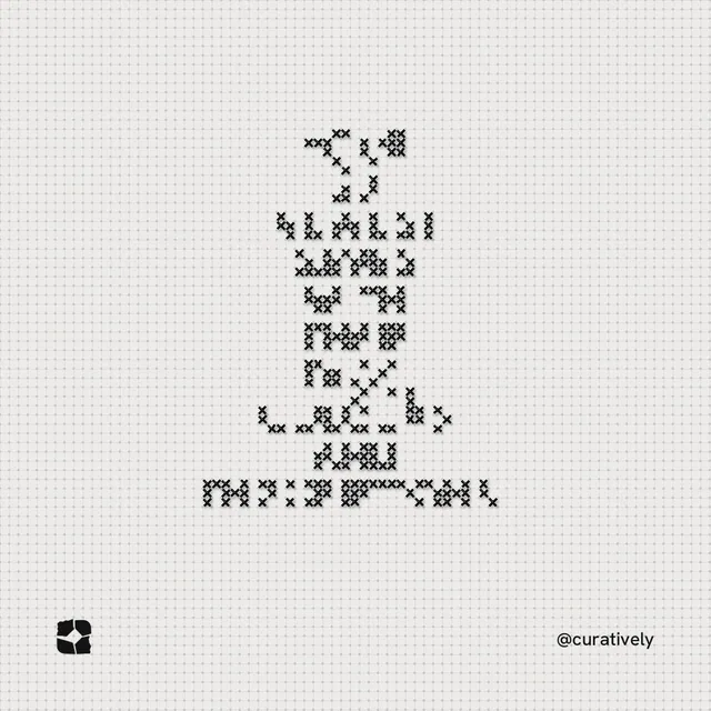 Instagram post for Curatively: "Your 20 newest saves with their tags, colours and descriptions." Stitch style, technique:raster type fx layout, light palette in white.