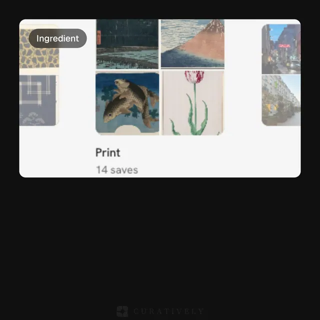Video for Curatively: "All of it, in one grid.". Before after wipe, 6.0 s, dark palette.
