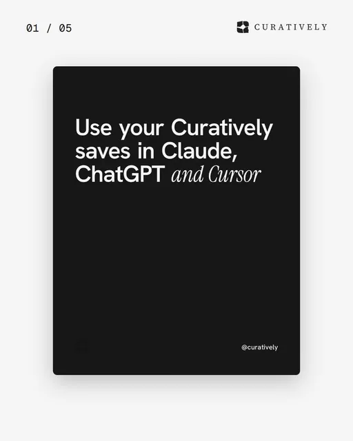Video for Curatively. Ad flipbook, 7.5 s, light palette.