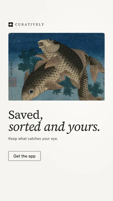 Video for Curatively: "Saved, sorted and yours.". Doc motion loop, 6.0 s, light palette.