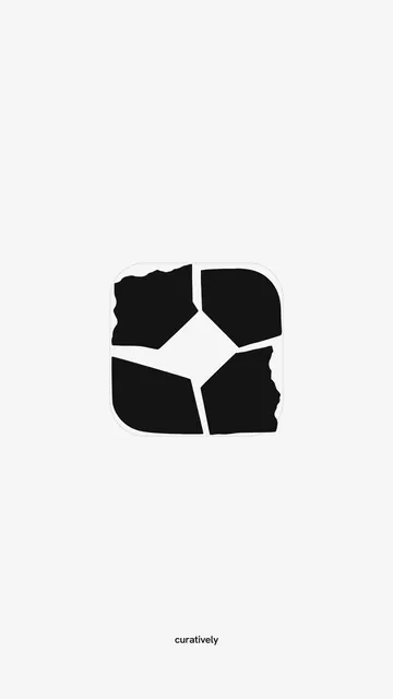 Video for Curatively. Logo motion study, 6.0 s, light palette.