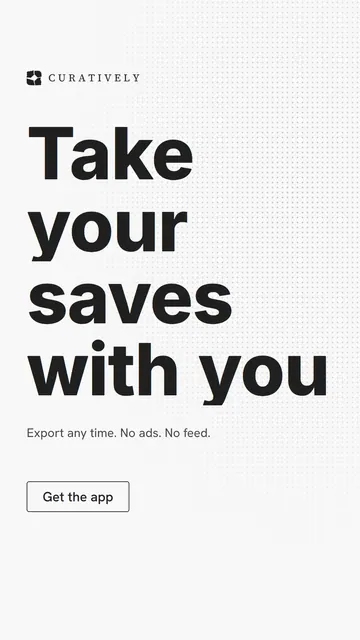 Video for Curatively: "Take your saves with you". Doc motion loop, 8.0 s, light palette.