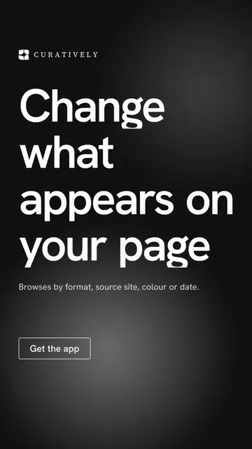 Video for Curatively: "Change what appears on your page". Doc motion loop, 7.0 s, dark palette.