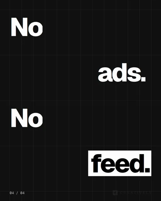 Video for Curatively: "The fastest brief fix: say what you don't want". Kinetic type grid, 6.0 s, dark palette.