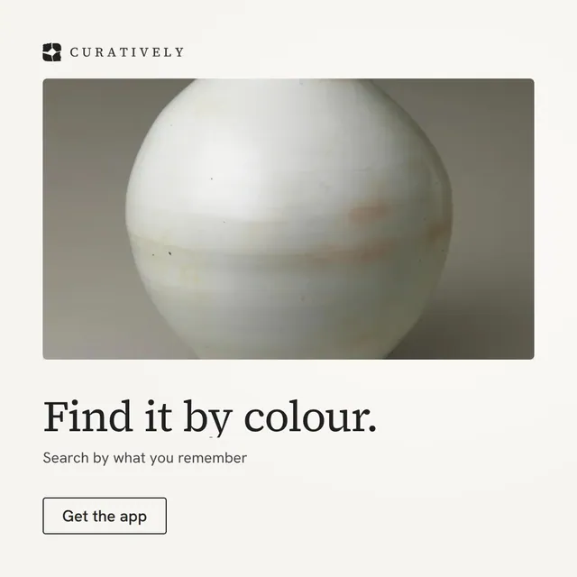 Video for Curatively: "Find it by colour.". Doc motion loop, 7.0 s, light palette.