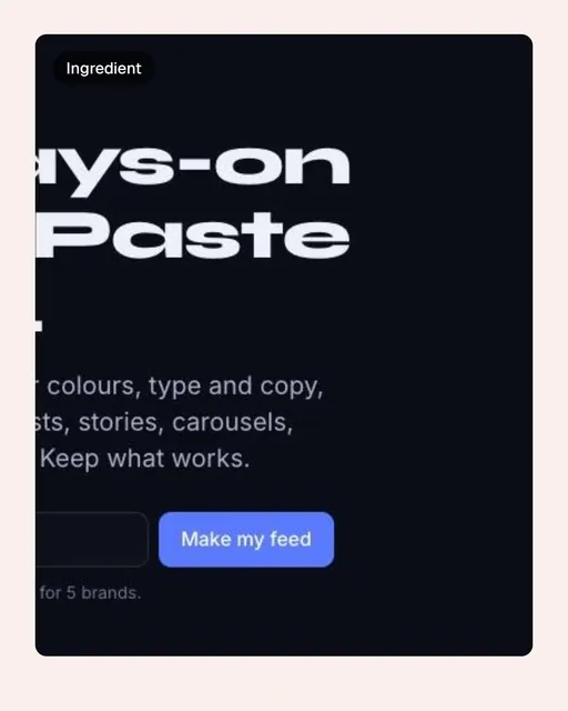 Video for design.live: "Free public feed while in beta". Before after wipe, 6.0 s, dark palette.