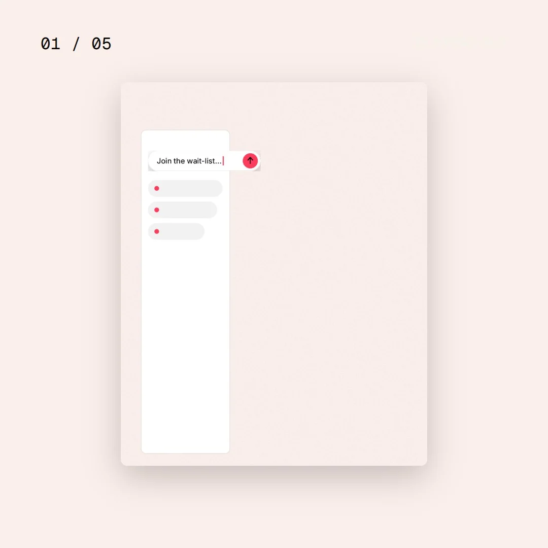 Video for design.live. Ad flipbook, 7.5 s, light palette.
