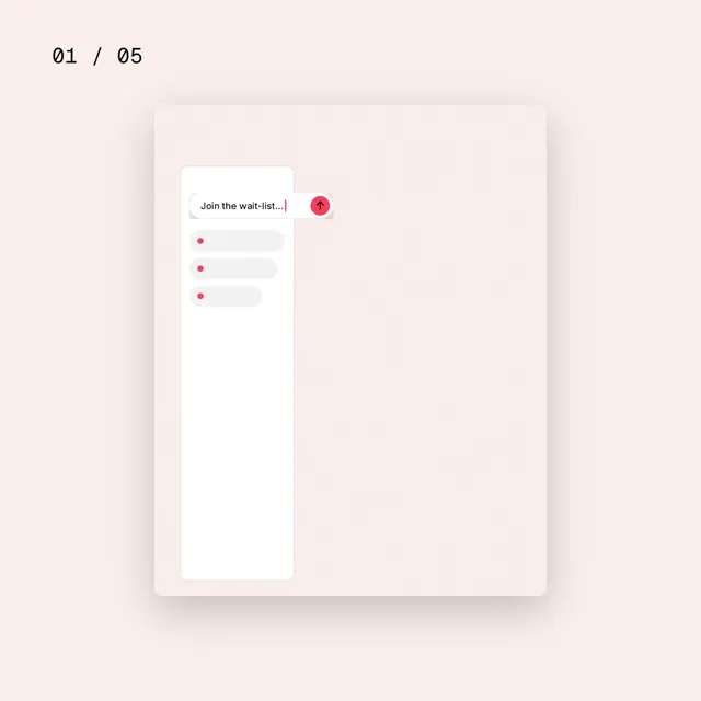 Video for design.live. Ad flipbook, 7.5 s, light palette.