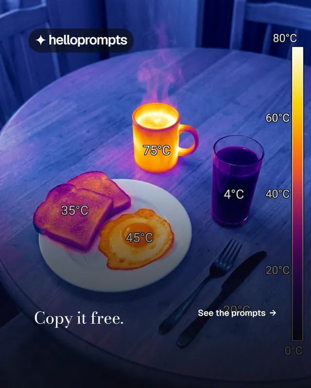 Instagram portrait post for HelloPrompts: "Copy it free." Minimal luxury style, image led layout, dark palette in blue, grey, purple.
