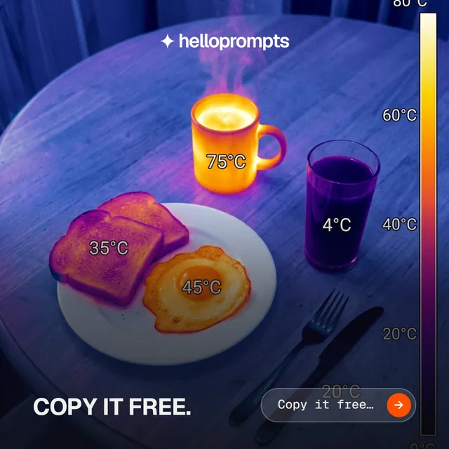 Instagram post for HelloPrompts: "Copy it free." Agentic glass style, image led layout, dark palette in blue, grey, pink.