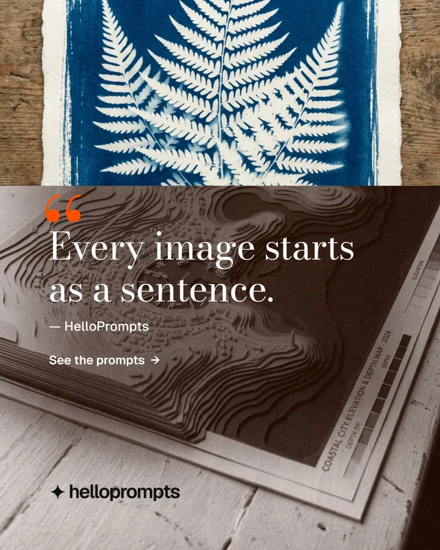 Instagram portrait post for HelloPrompts: "The art of speaking to machines." Minimal luxury style, quote layout, light palette in grey, black.