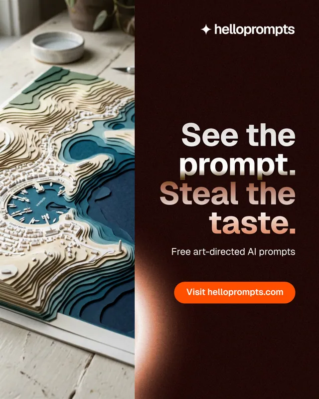 Instagram portrait post for HelloPrompts: "See the prompt. Steal the taste." Y2K style, right layout, dark palette in black, grey, red.