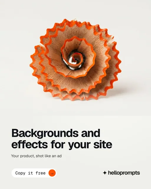 Video for HelloPrompts: "Backgrounds and effects for your site". Doc motion loop, 6.0 s, light palette.