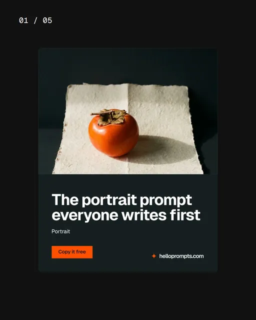Video for HelloPrompts. Ad flipbook, 7.5 s, dark palette.
