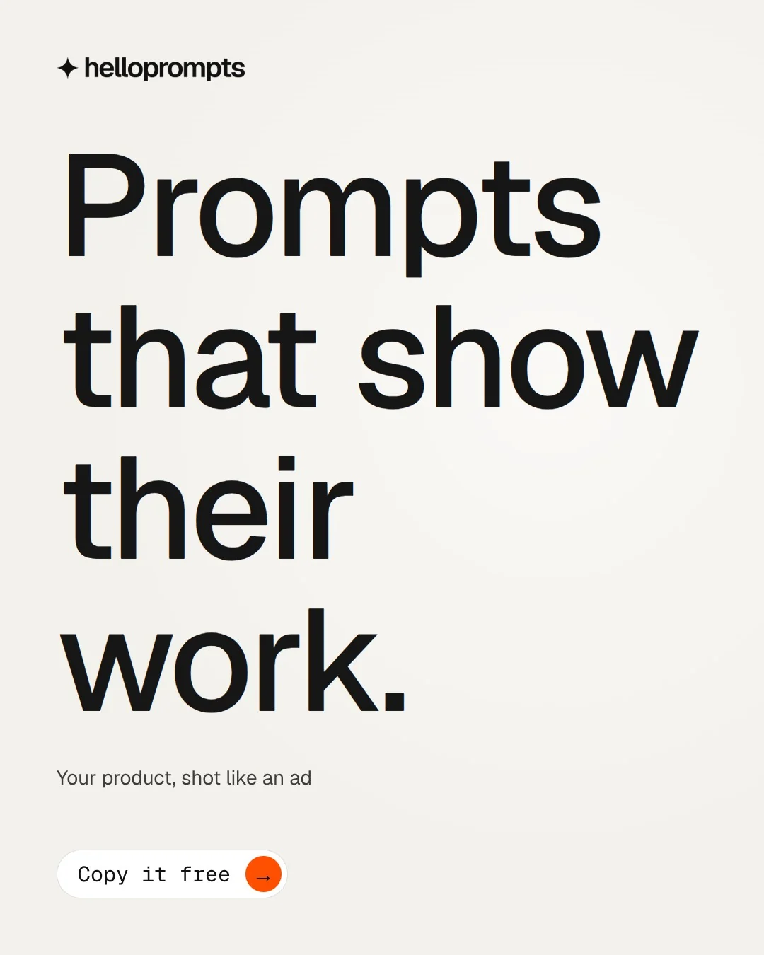 Video for HelloPrompts: "Prompts that show their work.". Doc motion loop, 6.0 s, light palette.