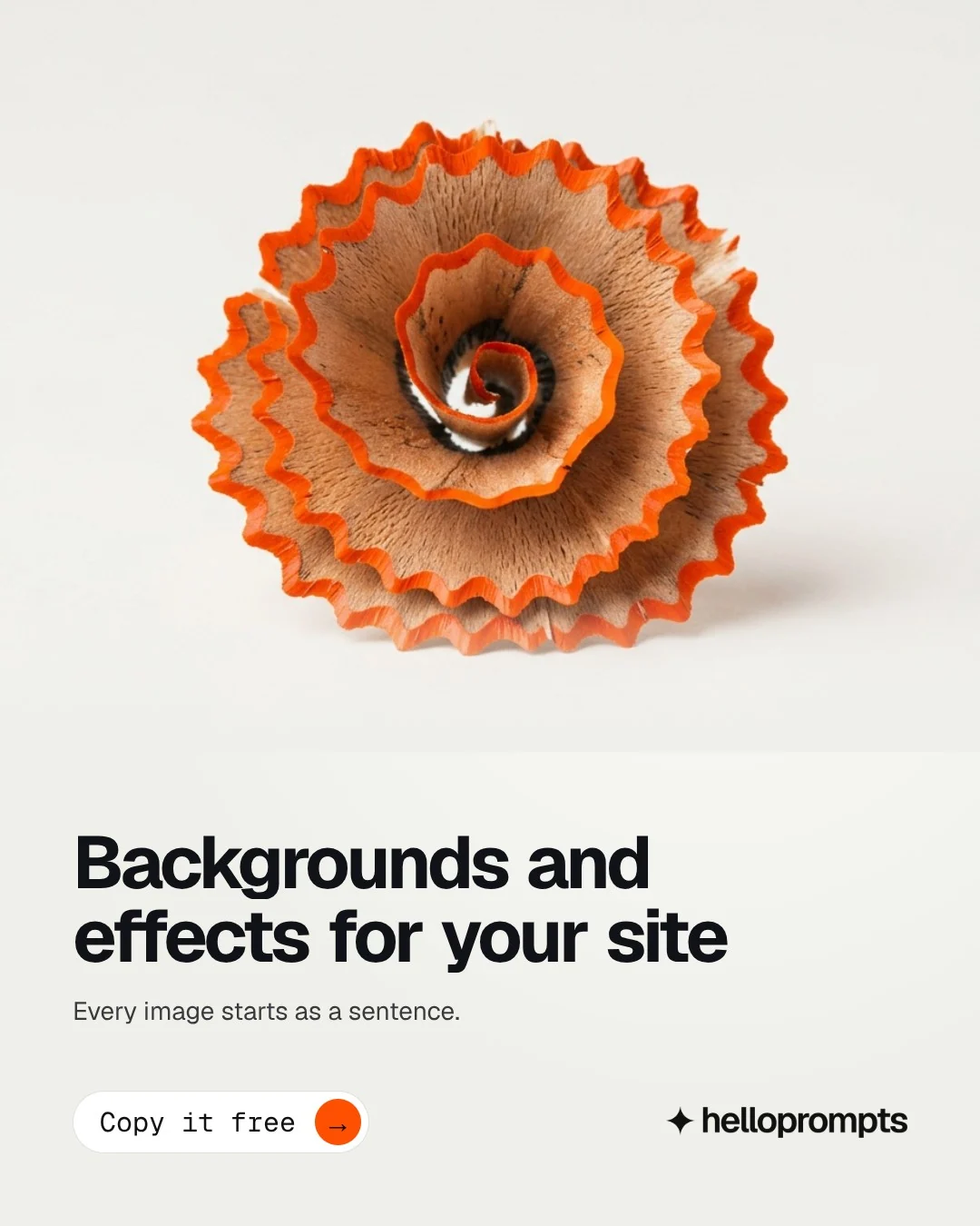 Video for HelloPrompts: "Backgrounds and effects for your site". Doc motion loop, 7.0 s, light palette.