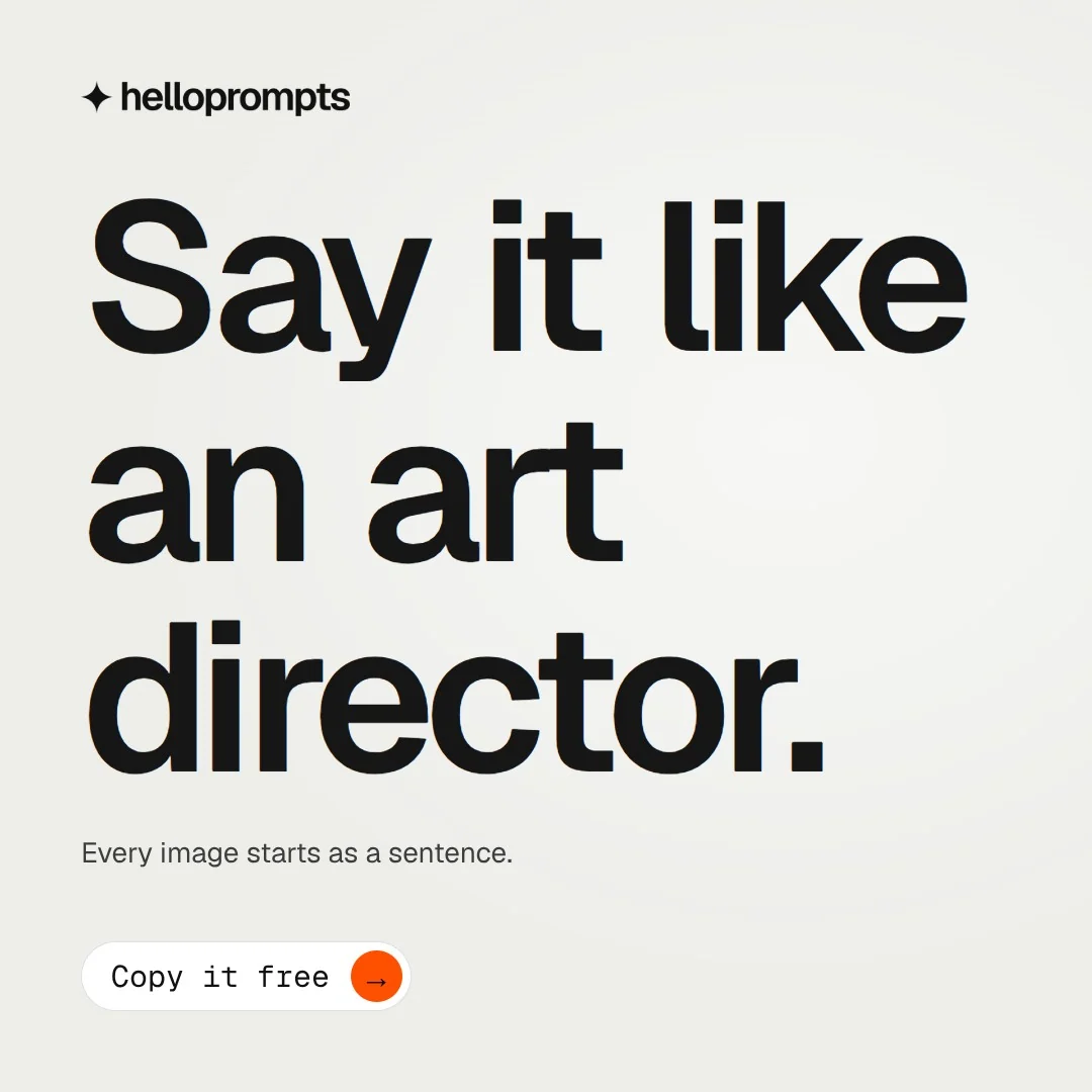 Video for HelloPrompts: "Say it like an art director.". Doc motion loop, 8.0 s, light palette.