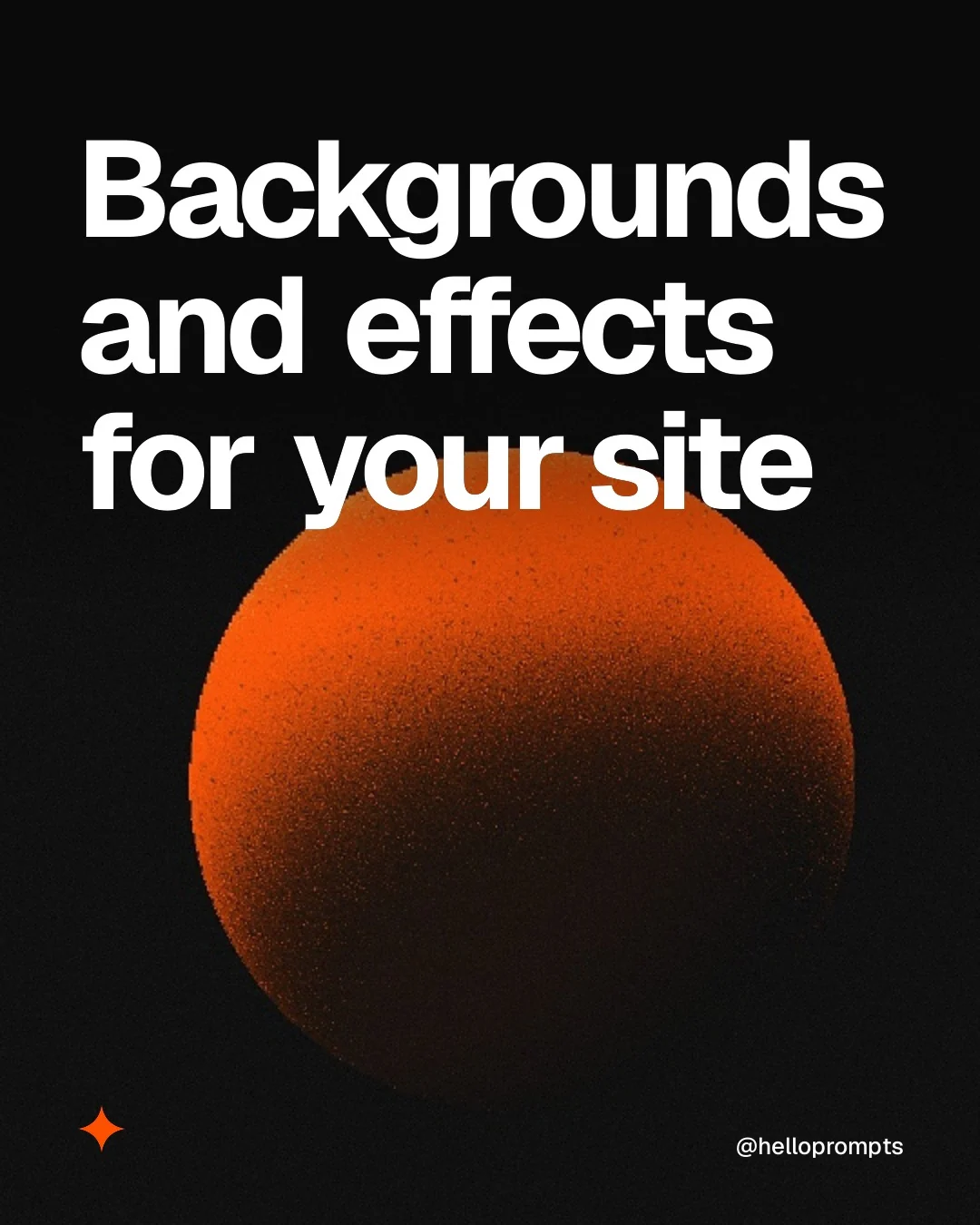 Video for HelloPrompts: "Backgrounds and effects for your site". Shader loop, 6.0 s, dark palette.