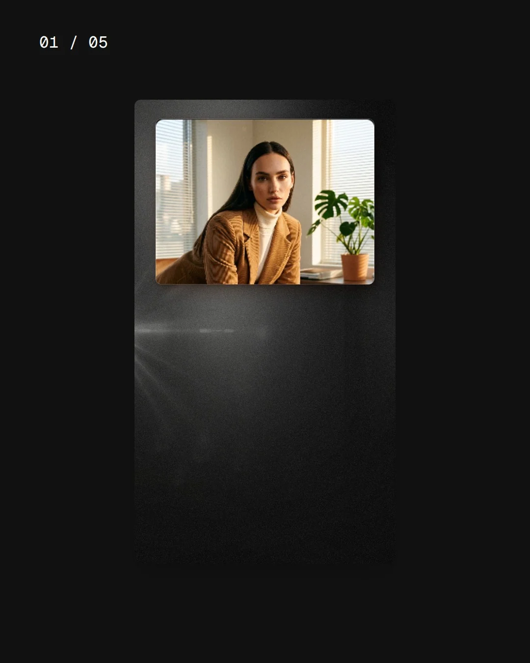 Video for HelloPrompts. Ad flipbook, 7.5 s, dark palette.