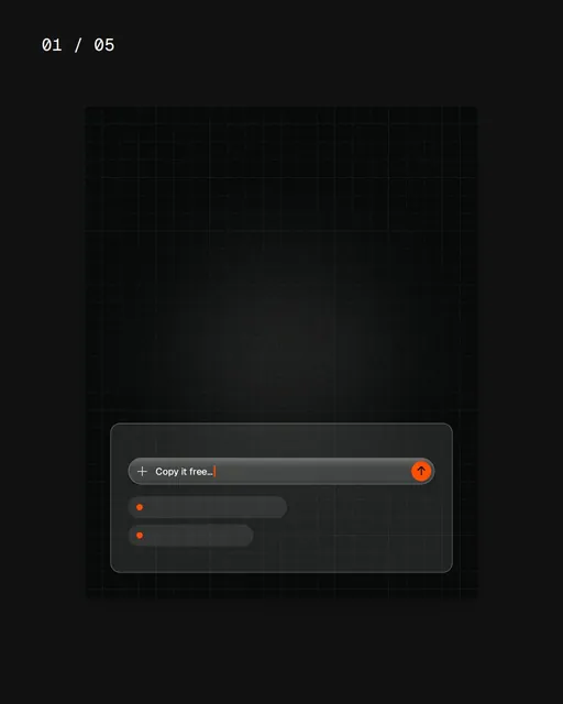 Video for HelloPrompts. Ad flipbook, 7.5 s, dark palette.