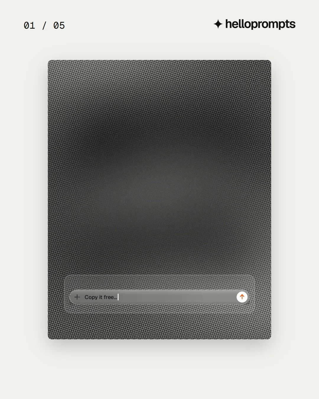 Video for HelloPrompts. Ad flipbook, 7.5 s, light palette.